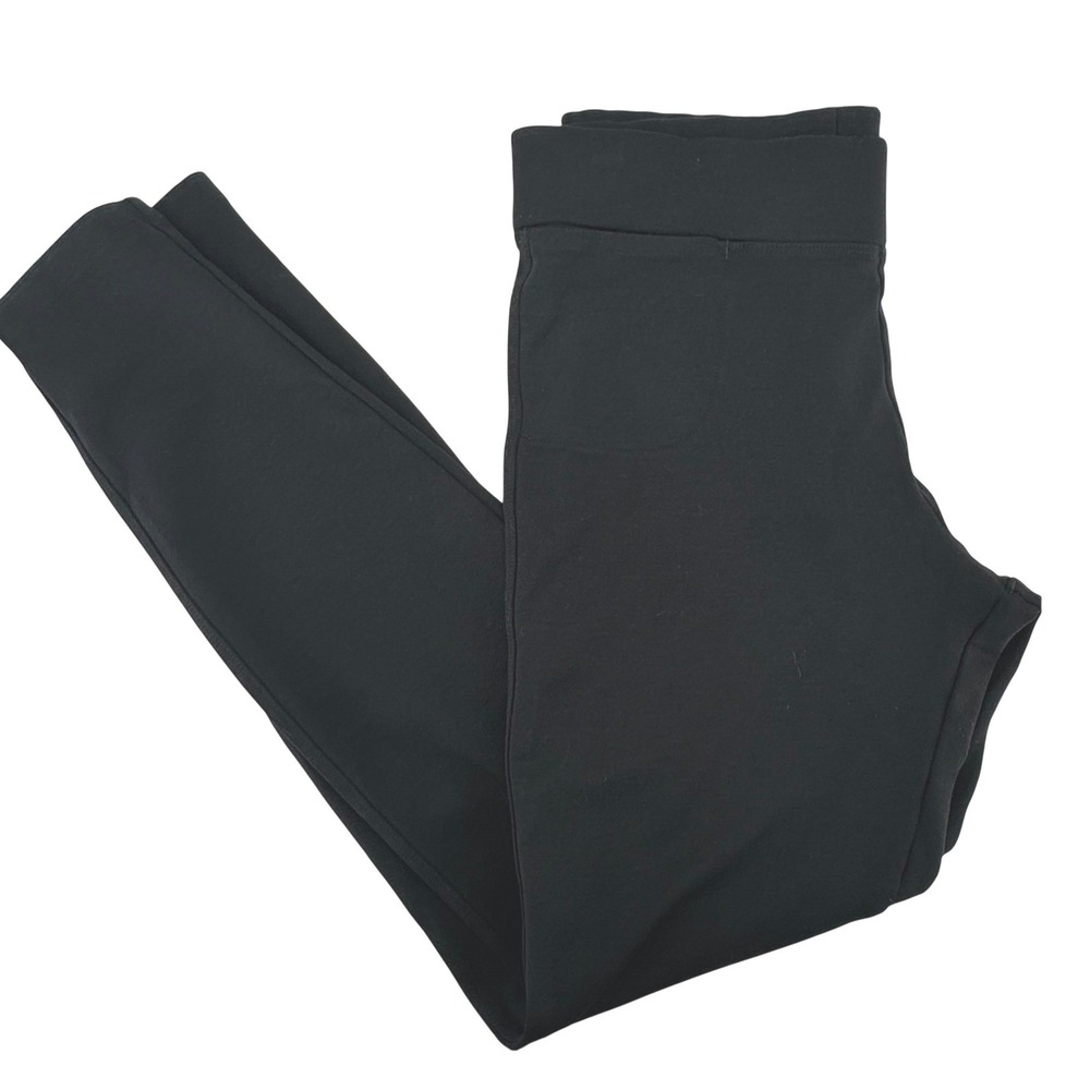 American Giant Leggings High RIse Athleisure Capsule Basic Comfort Women 4 Black